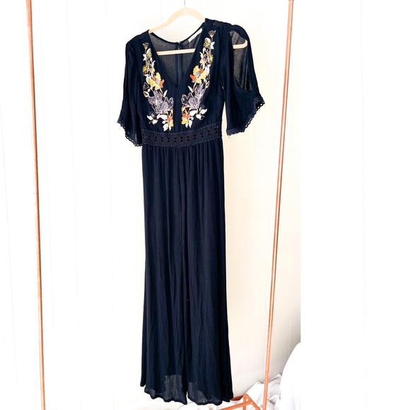 NEW! Dex Maxi Embroidered Dress - Picture 8 of 9
